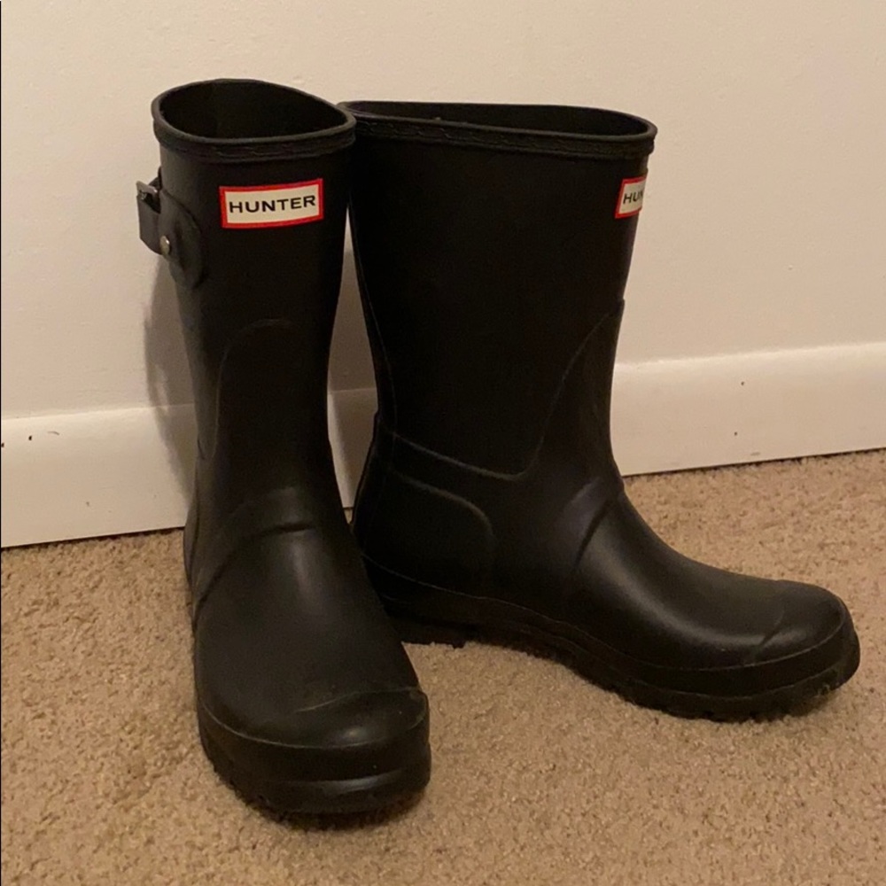 Hunter Black Rain Boots